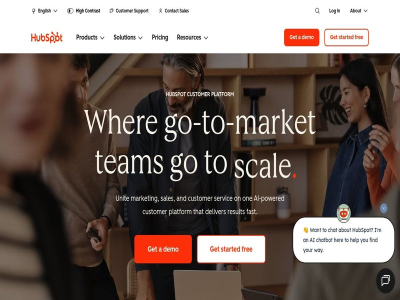 HubSpot website