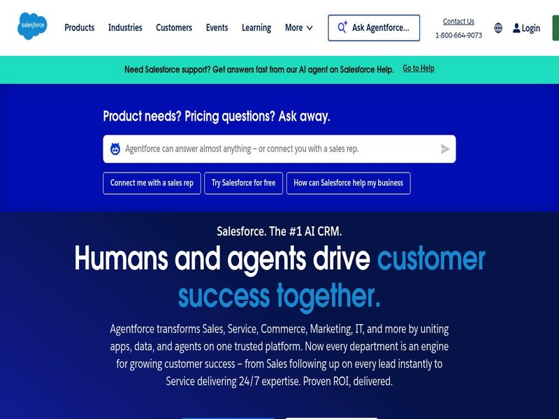 Salesforce website